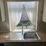 Running kitchen tap