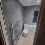 panelled bathroom